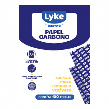 Papel Carbono - Azul -  A4  100 Fls