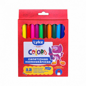 Canetinha Hidrografica - 12 Cores