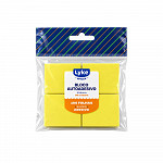 Bloco Recado Autoadesivo 38x51mm - Amarelo 100fls c/ 4