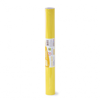 Plástico autoadesivo -  Amarelo 45CMX10M